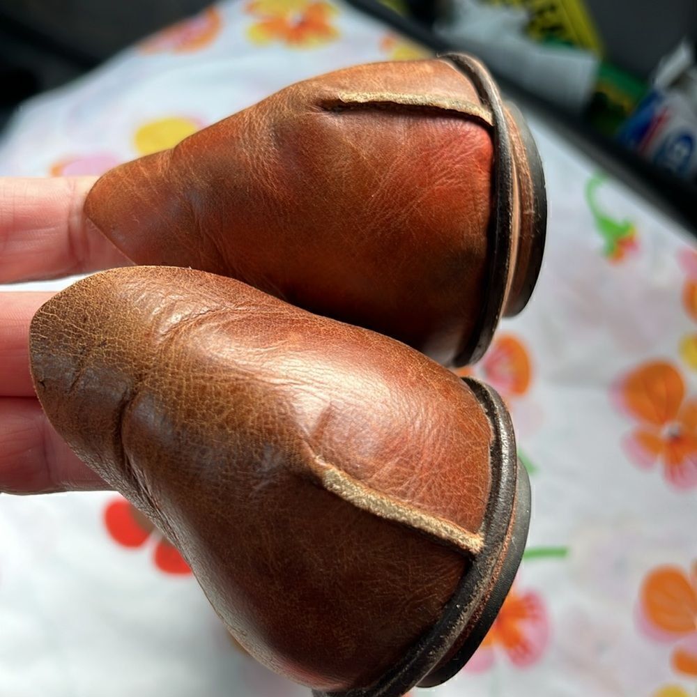 Brown Leather Flats by CYDWOQ vintage - Picture 5 of 12